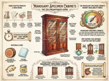 Mahogany Specimen Cabinets Guide Infographic