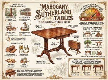 Mahogany Sutherland Tables Guide Infographic