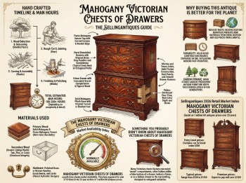 Mahogany Victorian Chests Of Drawers Guide Infographic