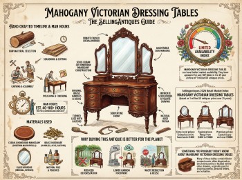 Mahogany Victorian Dressing Tables Guide Infographic
