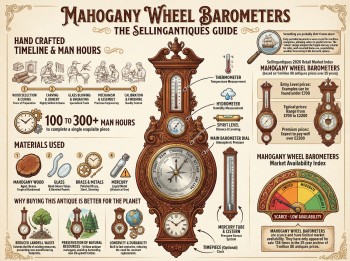 Mahogany Wheel Barometers Guide Infographic