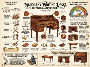 Mahogany Writing Desks Guide Infographic