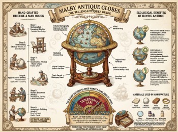 Malby Antique Globes Guide Infographic
