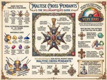Maltese Cross Pendants Guide Infographic