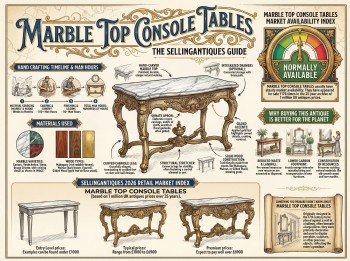 Marble Top Console Tables Guide Infographic
