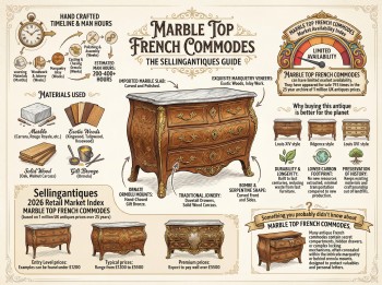 Marble Top French Commodes Guide Infographic
