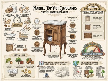 Marble Top Pot Cupboards Guide Infographic