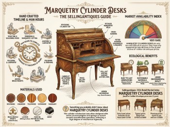 Marquetry Cylinder Desks Guide Infographic