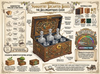 Marquetry Decanter Boxes Guide Infographic