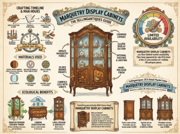 Marquetry Display Cabinets Guide Infographic
