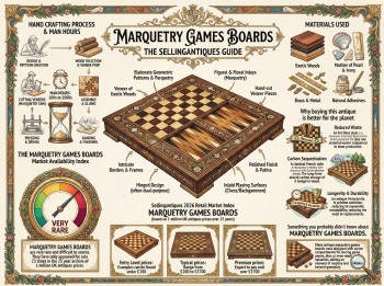 Marquetry Games Boards Guide Infographic