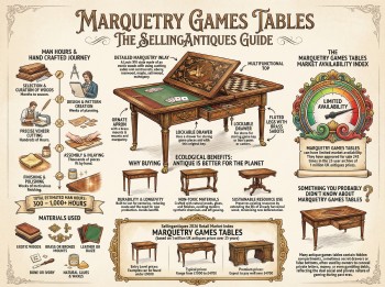 Marquetry Games Tables Guide Infographic
