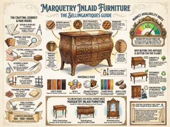 Marquetry Inlaid Furniture Guide Infographic