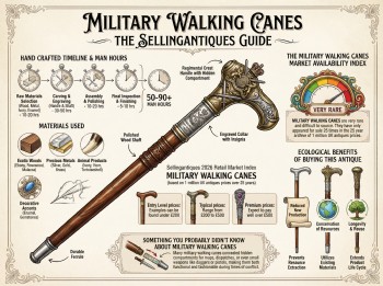 Military Walking Canes Guide Infographic
