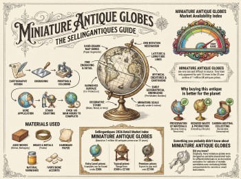 Miniature Antique Globes Guide Infographic