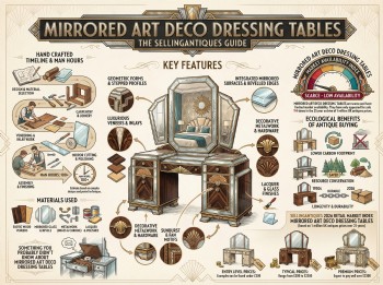 Mirrored Art Deco Dressing Tables Guide Infographic