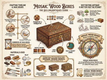 Mosaic Wood Boxes Guide Infographic