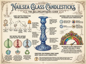 Nailsea Glass Candlesticks Guide Infographic