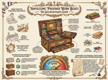 Napoleonic Prisoner Work Boxes Guide Infographic