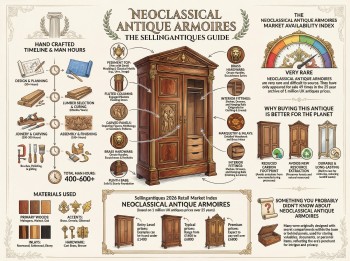 Neoclassical Antique Armoires Guide Infographic