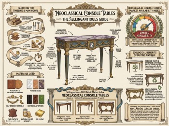 Neoclassical Console Tables Guide Infographic
