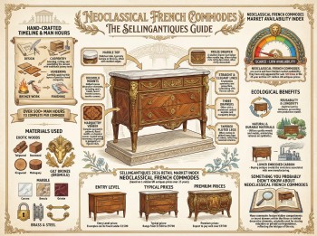 Neoclassical French Commodes Guide Infographic