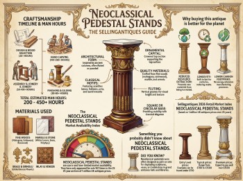 Neoclassical Pedestal Stands Guide Infographic