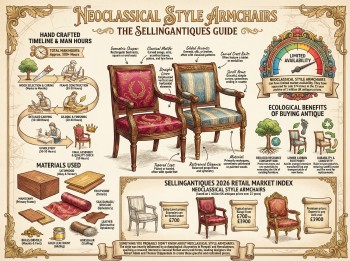 Neoclassical Style Armchairs Guide Infographic