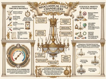 Neoclassical Style Chandeliers Guide Infographic