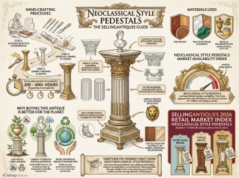 Neoclassical Style Pedestals Guide Infographic