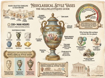 Neoclassical Style Vases Guide Infographic