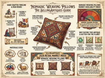 Nomadic Weaving Pillows Guide Infographic
