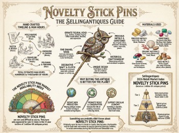 Novelty Stick Pins Guide Infographic