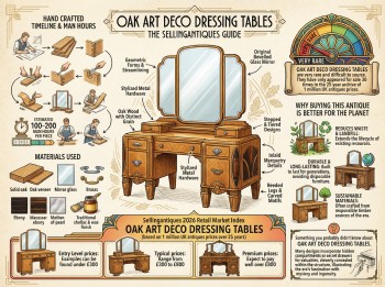 Oak Art Deco Dressing Tables Guide Infographic