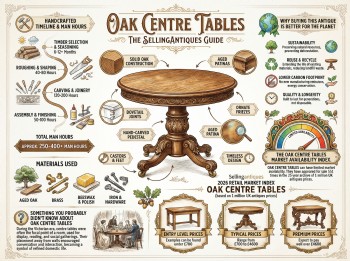 Oak Centre Tables Guide Infographic