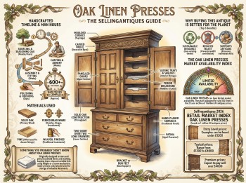 Oak Linen Presses Guide Infographic
