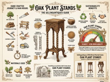 Oak Plant Stands Guide Infographic