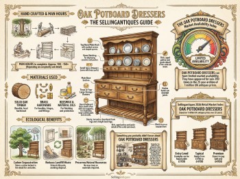 Oak Potboard Dressers Guide Infographic