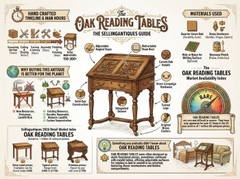 Oak Reading Tables Guide Infographic