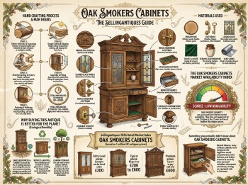 Oak Smokers Cabinets Guide Infographic