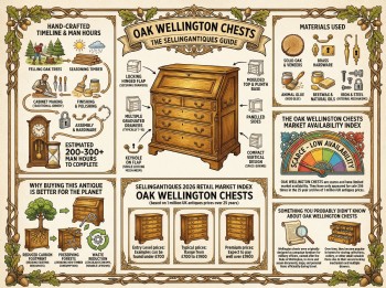 Oak Wellington Chests Guide Infographic