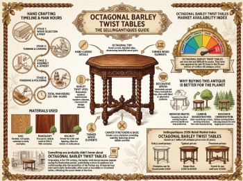Octagonal Barley Twist Tables Guide Infographic