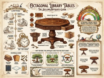 Octagonal Library Tables Guide Infographic