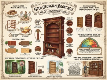 Open Georgian Bookcases Guide Infographic