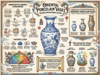 Oriental Porcelain Vases Guide Infographic