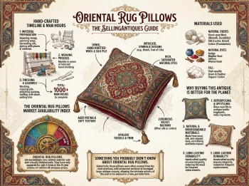 Oriental Rug Pillows Guide Infographic