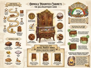Ormolu Mounted Cabinets Guide Infographic