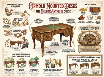 Ormolu Mounted Desks Guide Infographic