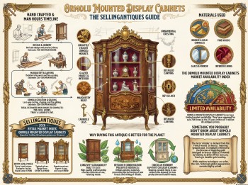 Ormolu Mounted Display Cabinets Guide Infographic