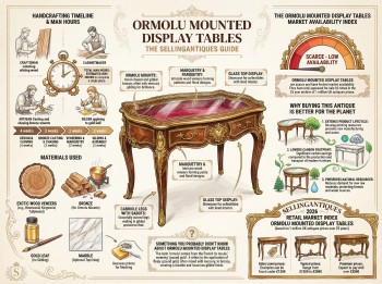 Ormolu Mounted Display Tables Guide Infographic